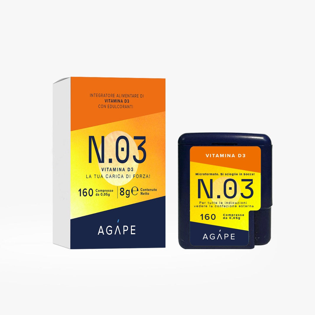 N.03 | VITAMINA D3 | Micro compresse ad alto assorbimento!