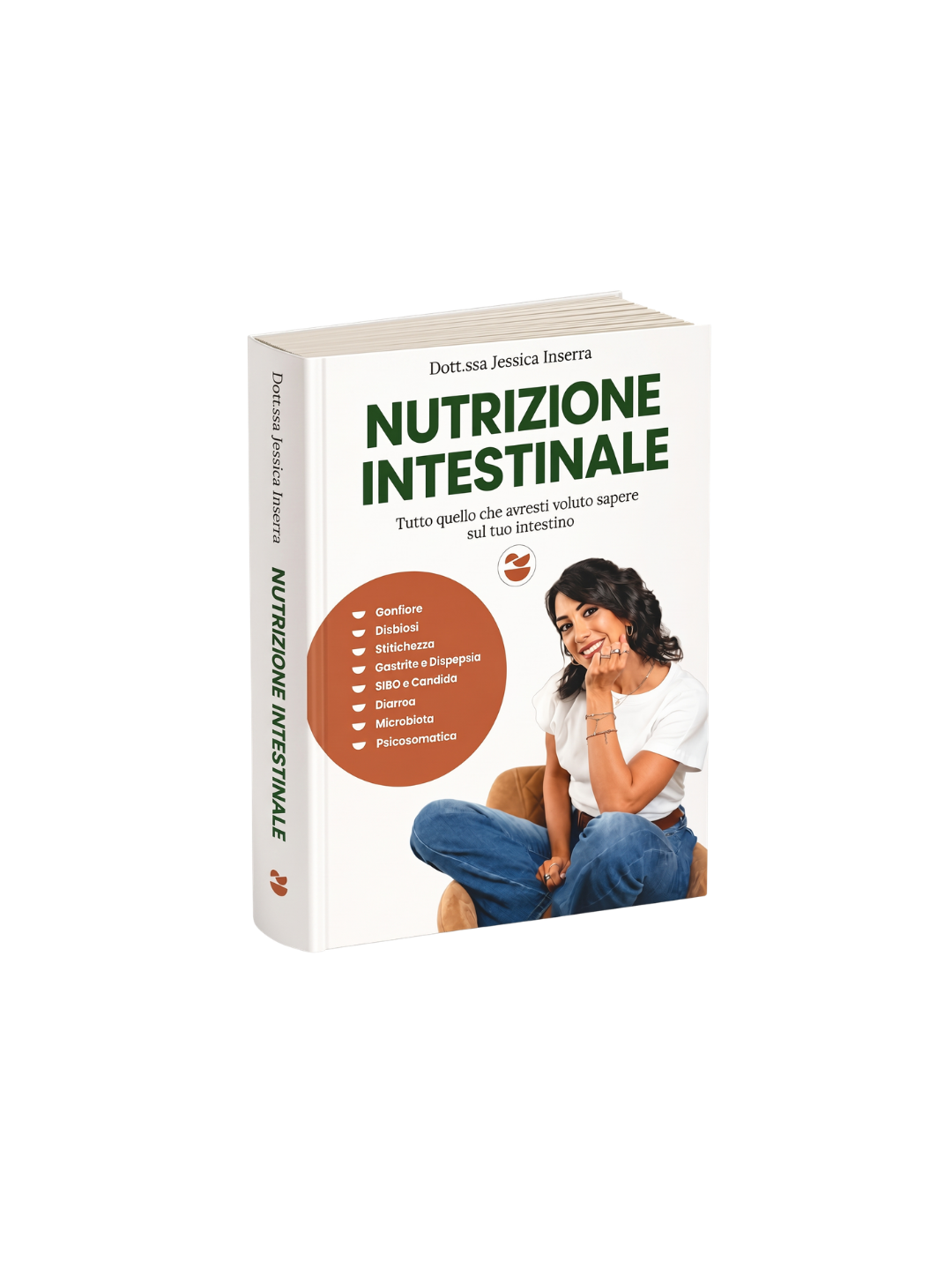 Copertina del libro Nutrizione Intestinale della Dott.ssa Jessica Inserra