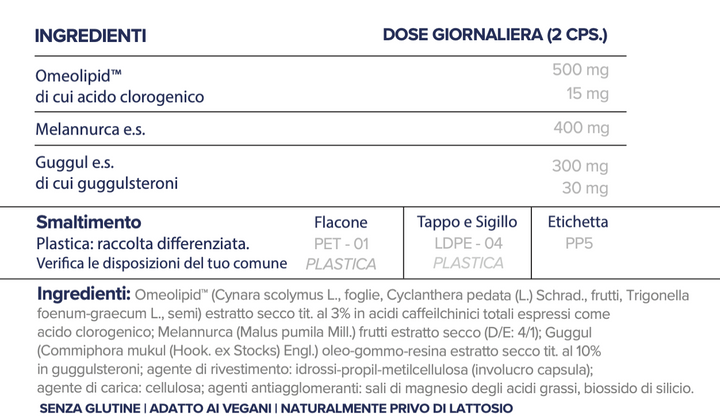 N.54 | COLESTEROLO BERBERINA, CARDO MARIANO E LIMONE |