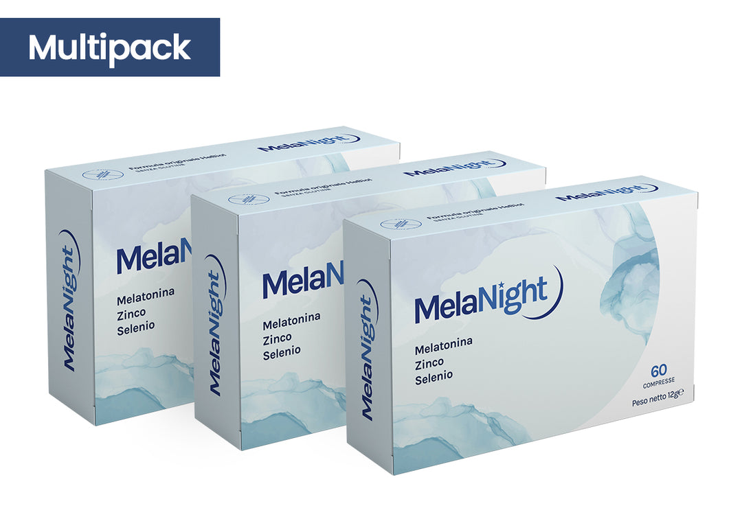 PACKUNG 3 Packungen MelaNight – Melatonin, Zink und Selen