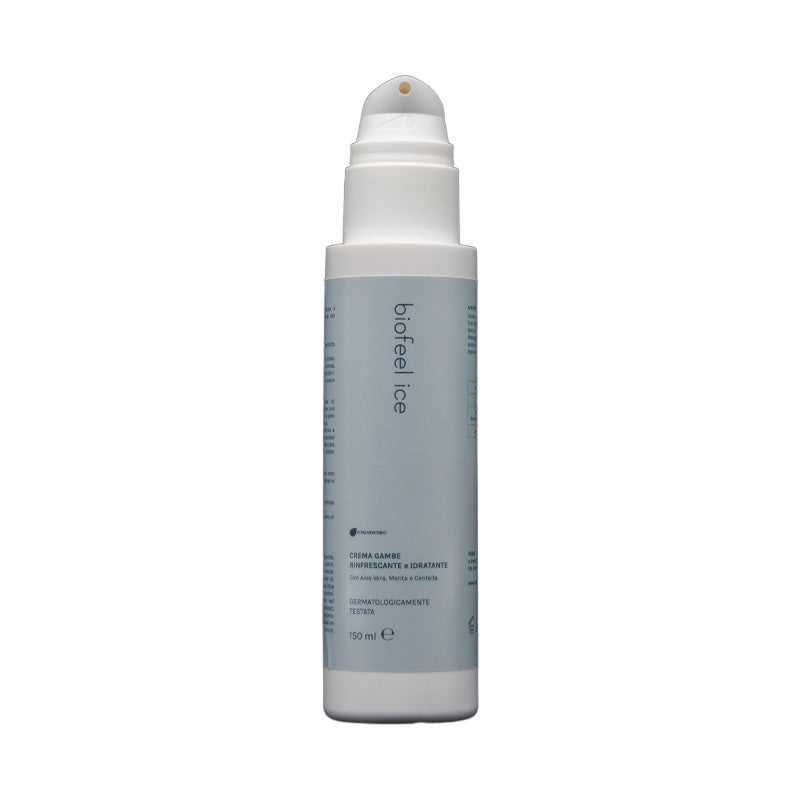 BioFeel-Eis | Beincreme | ERFRISCHEND und FEUCHTIGKEITSSPENDEND | 150 ml