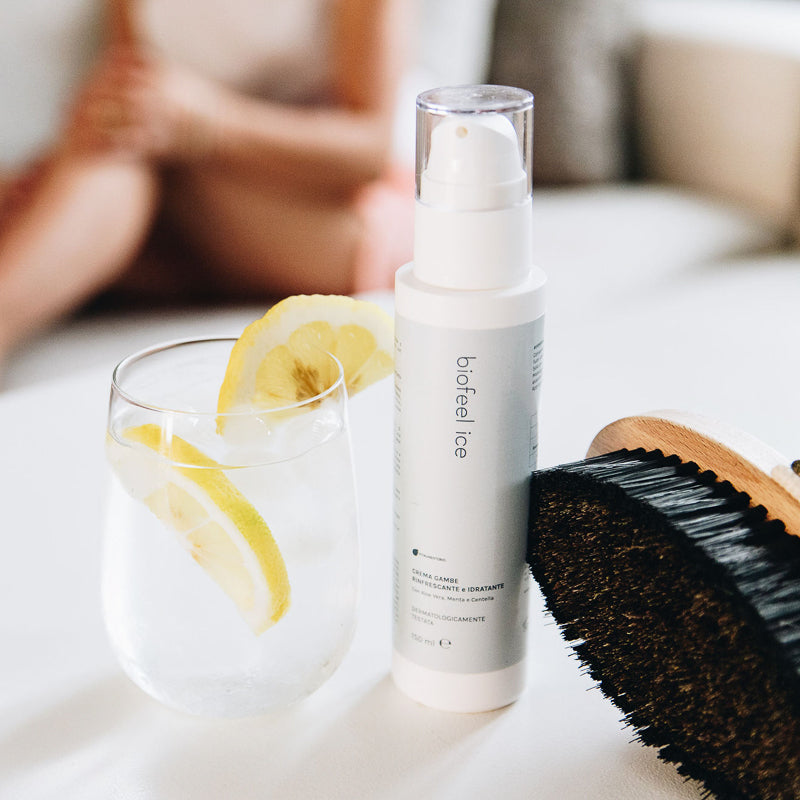 BioFeel-Eis | Beincreme | ERFRISCHEND und FEUCHTIGKEITSSPENDEND | 150 ml